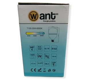 Want - T100 30W 6500K - LED Bulb - back - elgalilnet