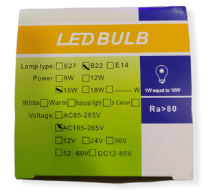 Want - B22 15W 4000K - LED Bulb Want - B22 15W 4000K - LED Bulb