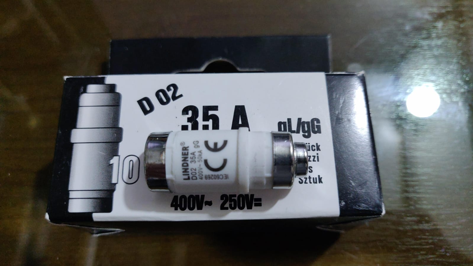 Neozet Fuse D02 35A Lindner from elgalilnet