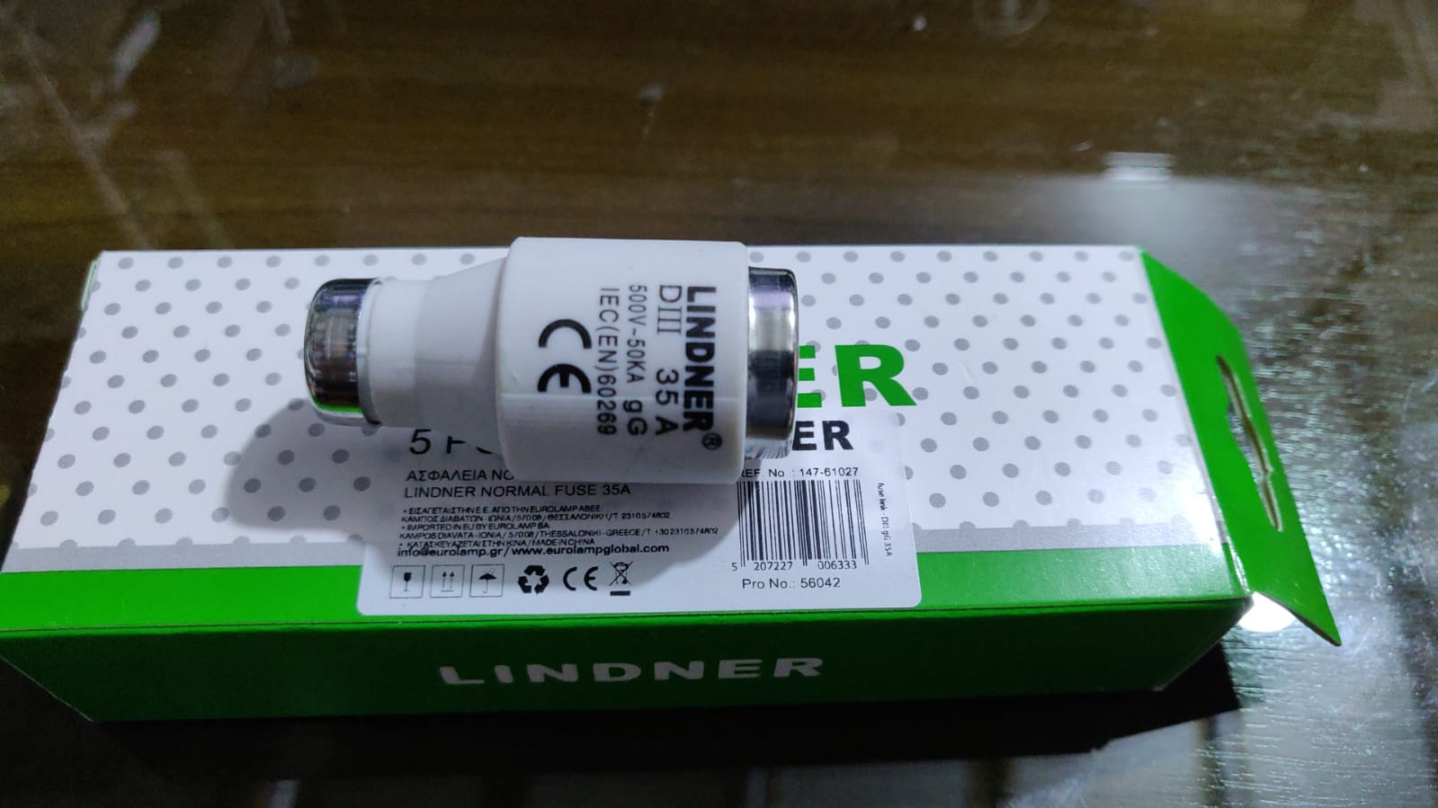 Normal Fuse DIII 35A Lindner from elgalilnet